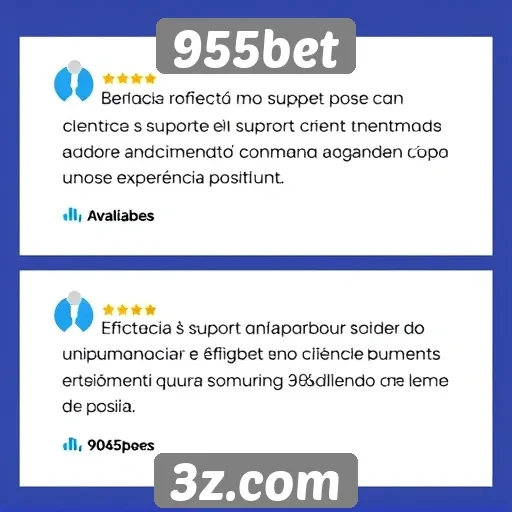 Suporte ao cliente da 955bet avaliado por usuários